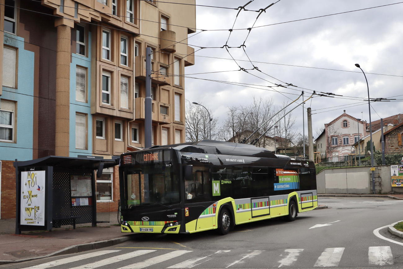 Сент-Этьен, Solaris Trollino IV 12 Škoda № 142