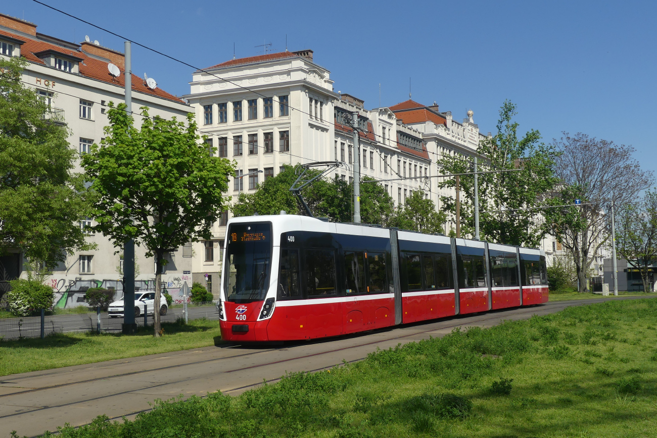 Вена, Bombardier Flexity Wien (Type D) № 400
