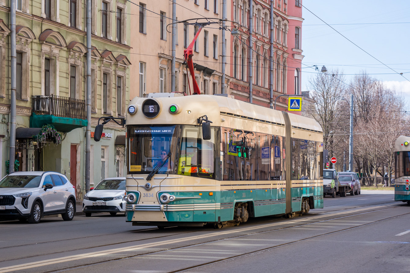 Saint-Petersburg, 71-421R "Dovlatov" № 3834 Saint-Petersburg, 71-421R "Dovlatov" № 3834