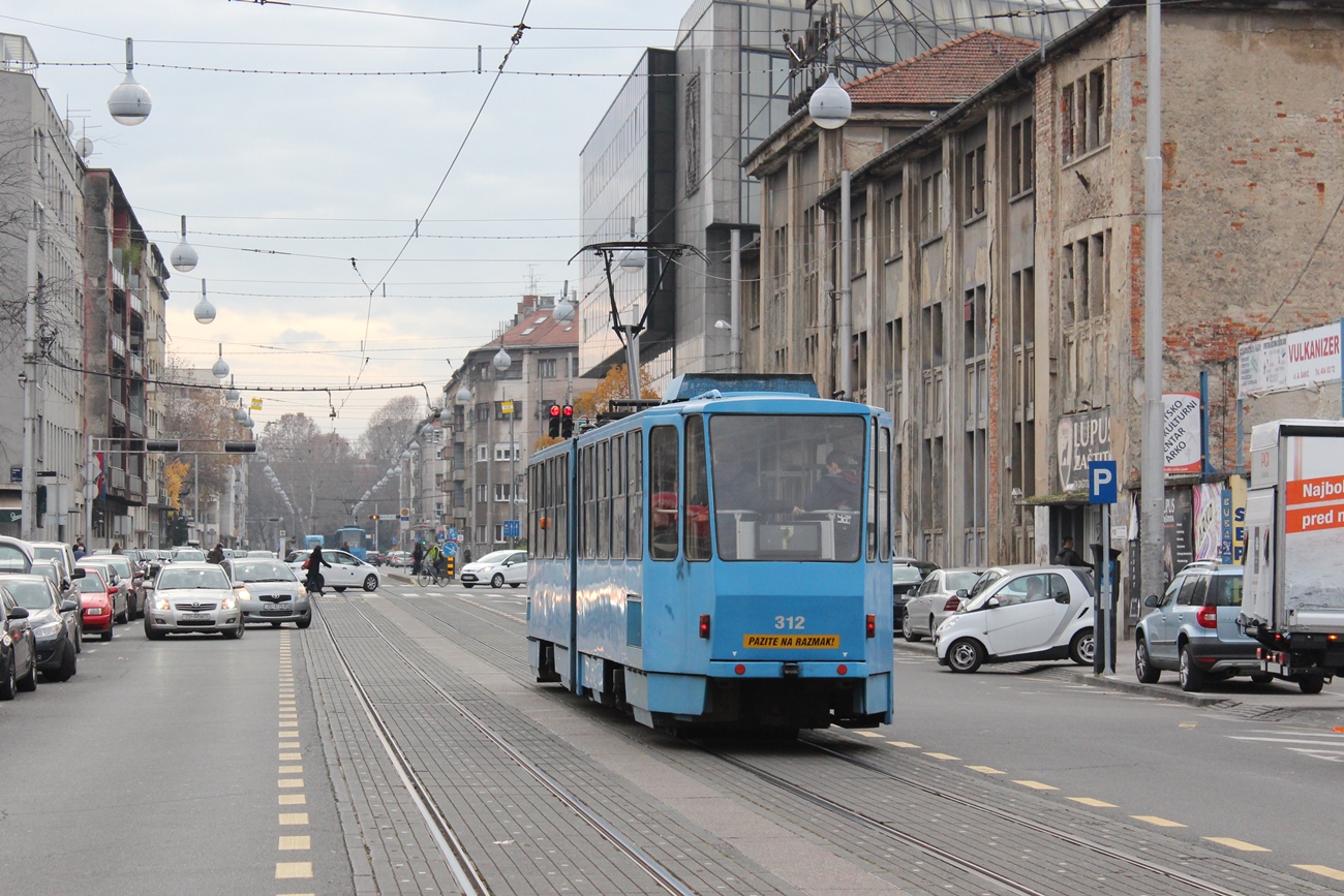 Záhreb, Tatra KT4YU č. 312