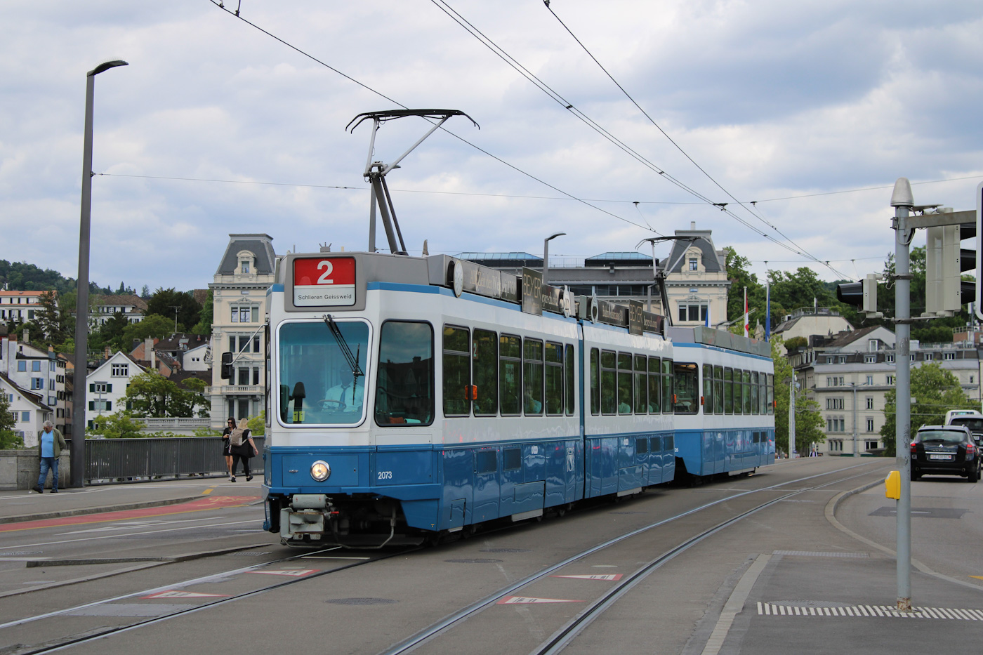 Цюрих, SWP/SIG/BBC Be 4/6 "Tram 2000" № 2073