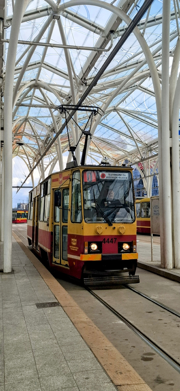 Лодзь, Konstal 805Na № 4447