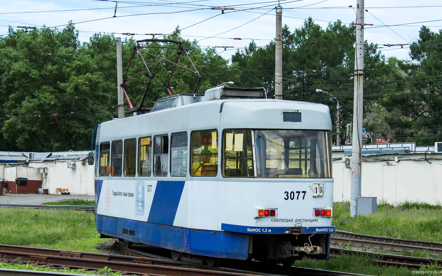 Барнаул, Tatra B3DM КВР Барнаул № 3077