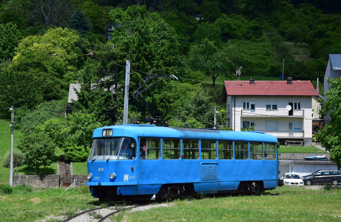 Загреб, Tatra T4YU № 472