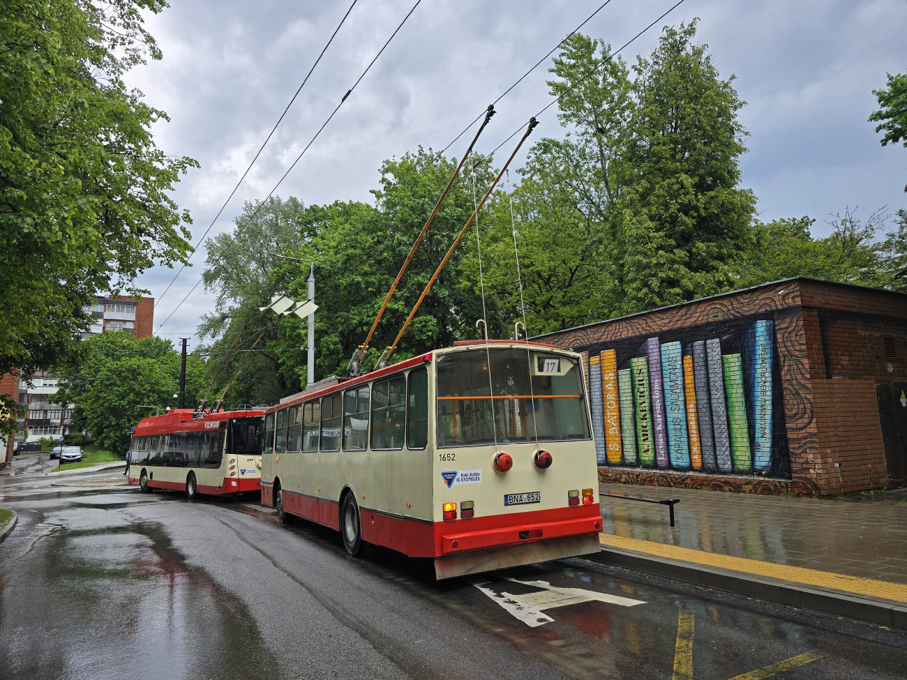 Vilnius, Škoda 14Tr17/6M Nr. 1652