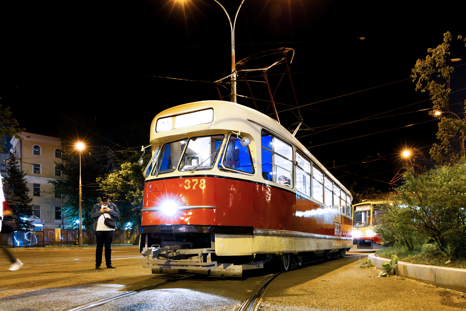 Москва, Tatra T2SU № 378