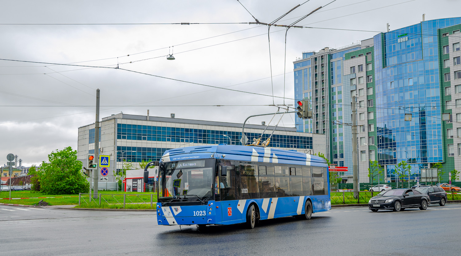Санкт-Петербург, Тролза-5265.08 «Мегаполис» № 1023