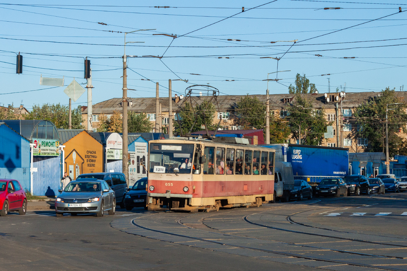 Киев, Tatra T6B5SU № 055