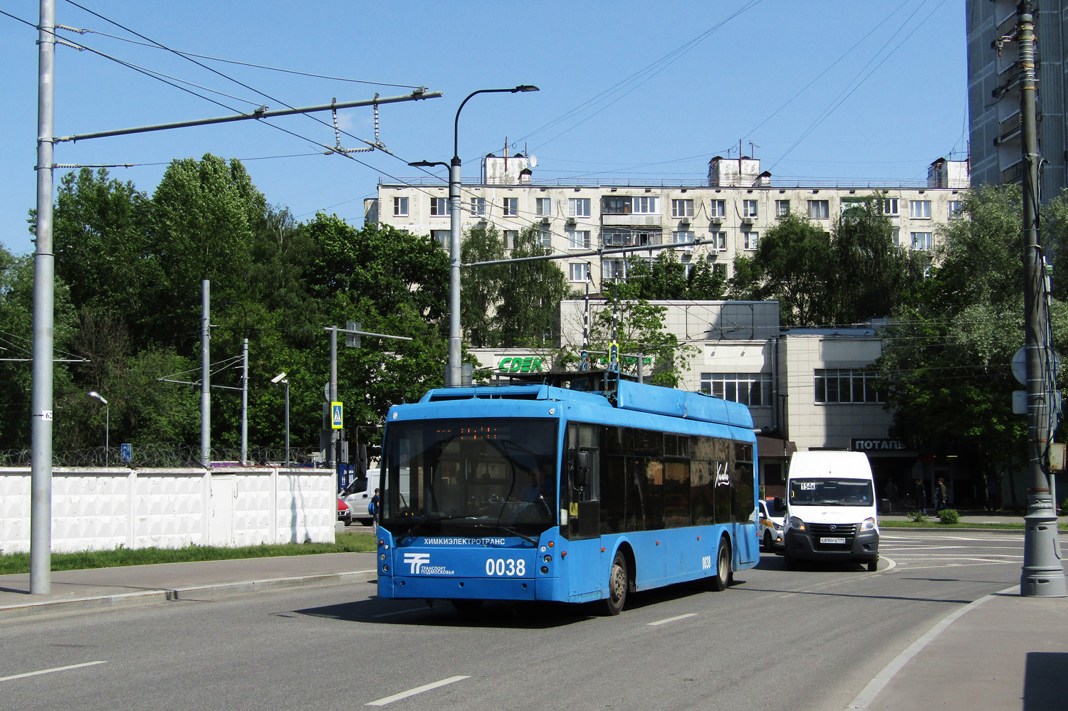 Химки, Тролза-5265.00 «Мегаполис» № 0038