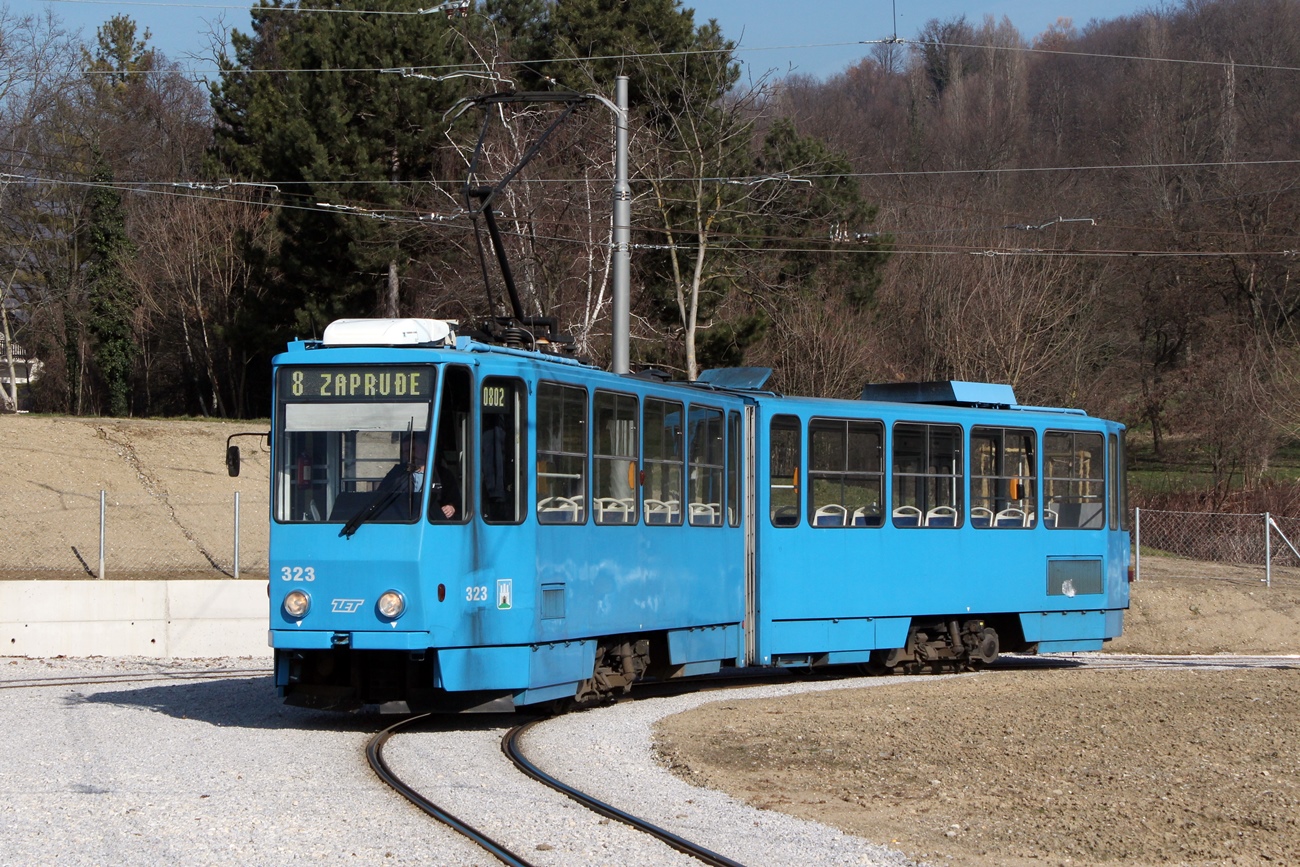 Загреб, Tatra KT4YU № 323