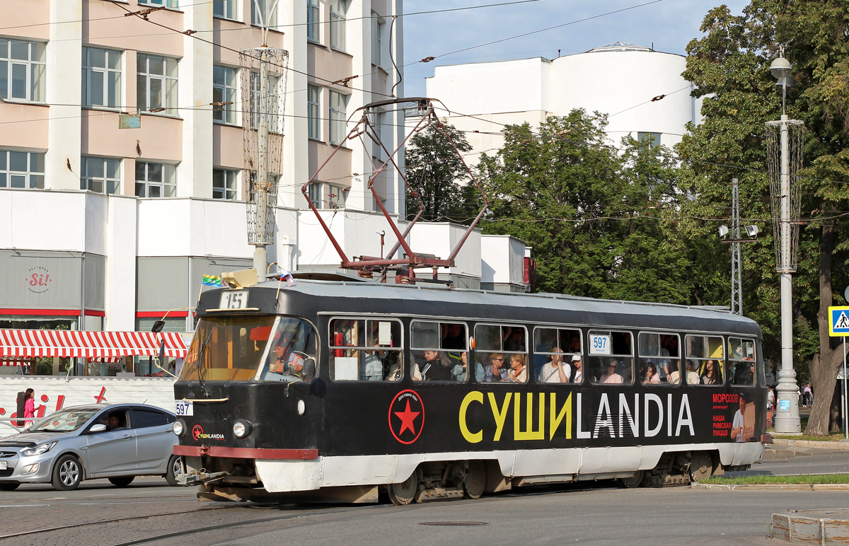 Екатеринбург, Tatra T3SU № 597