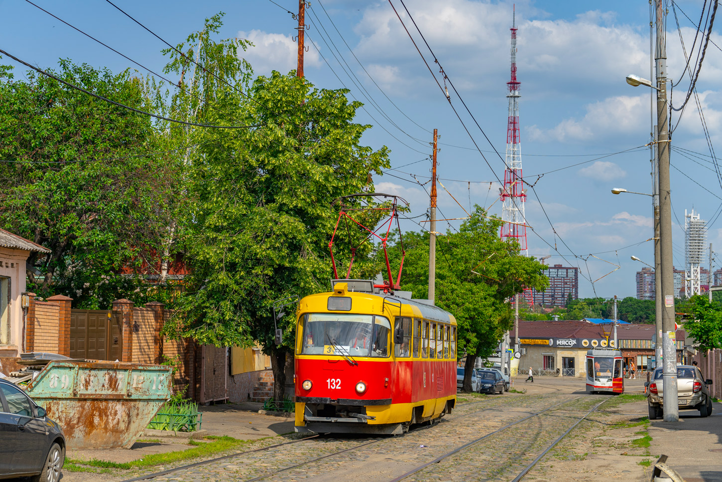 Краснодар, Tatra T3SU № 132