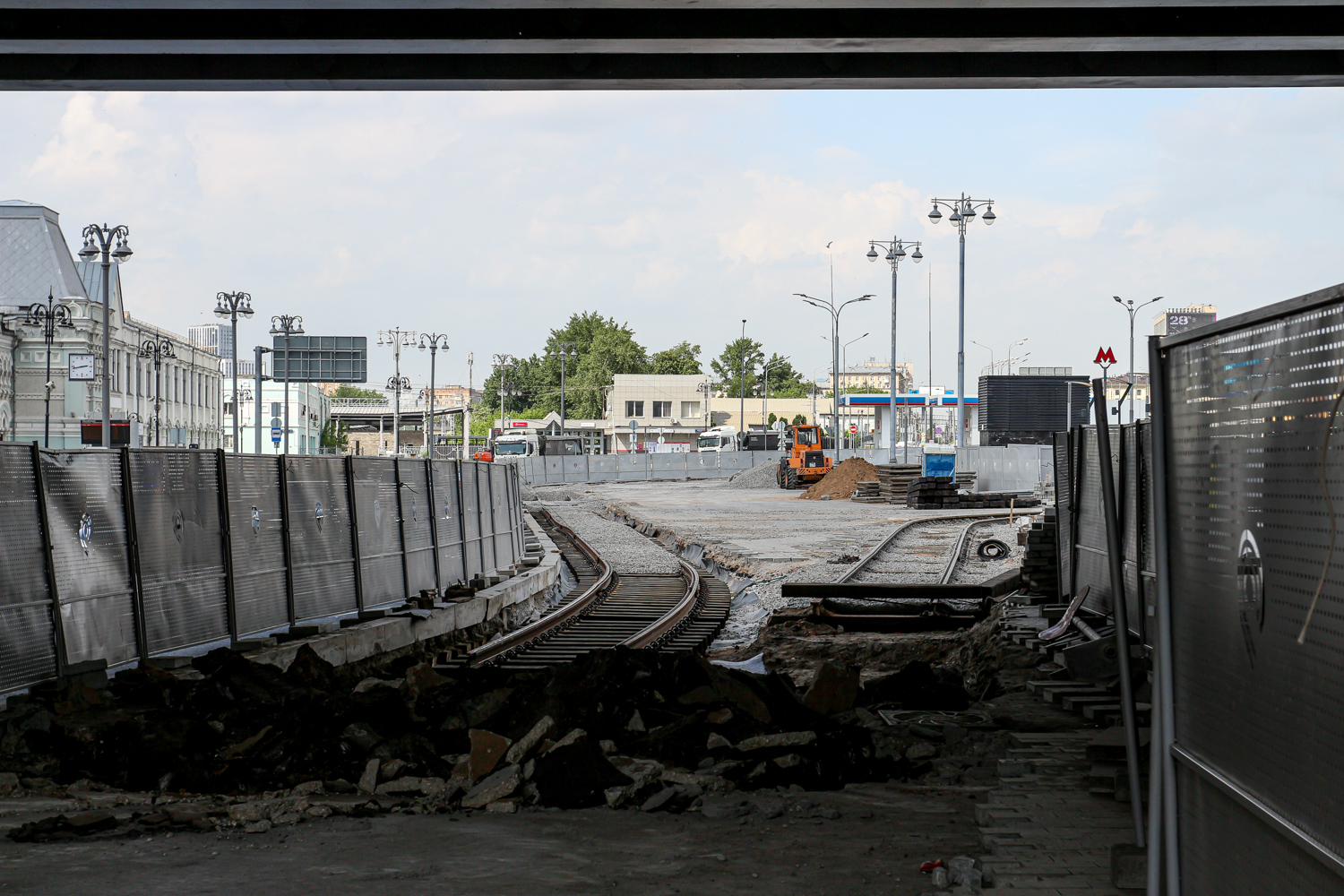 Moskwa — Rebuild of the tram line along Trifonovskaya Street & Gilyarovskogo Street to Rijskaya Square