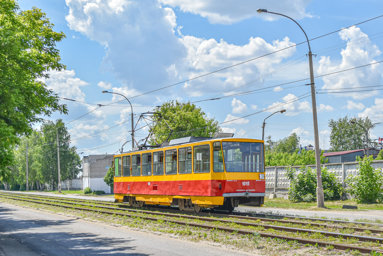 Барнаул, Tatra T6B5SU № 1015