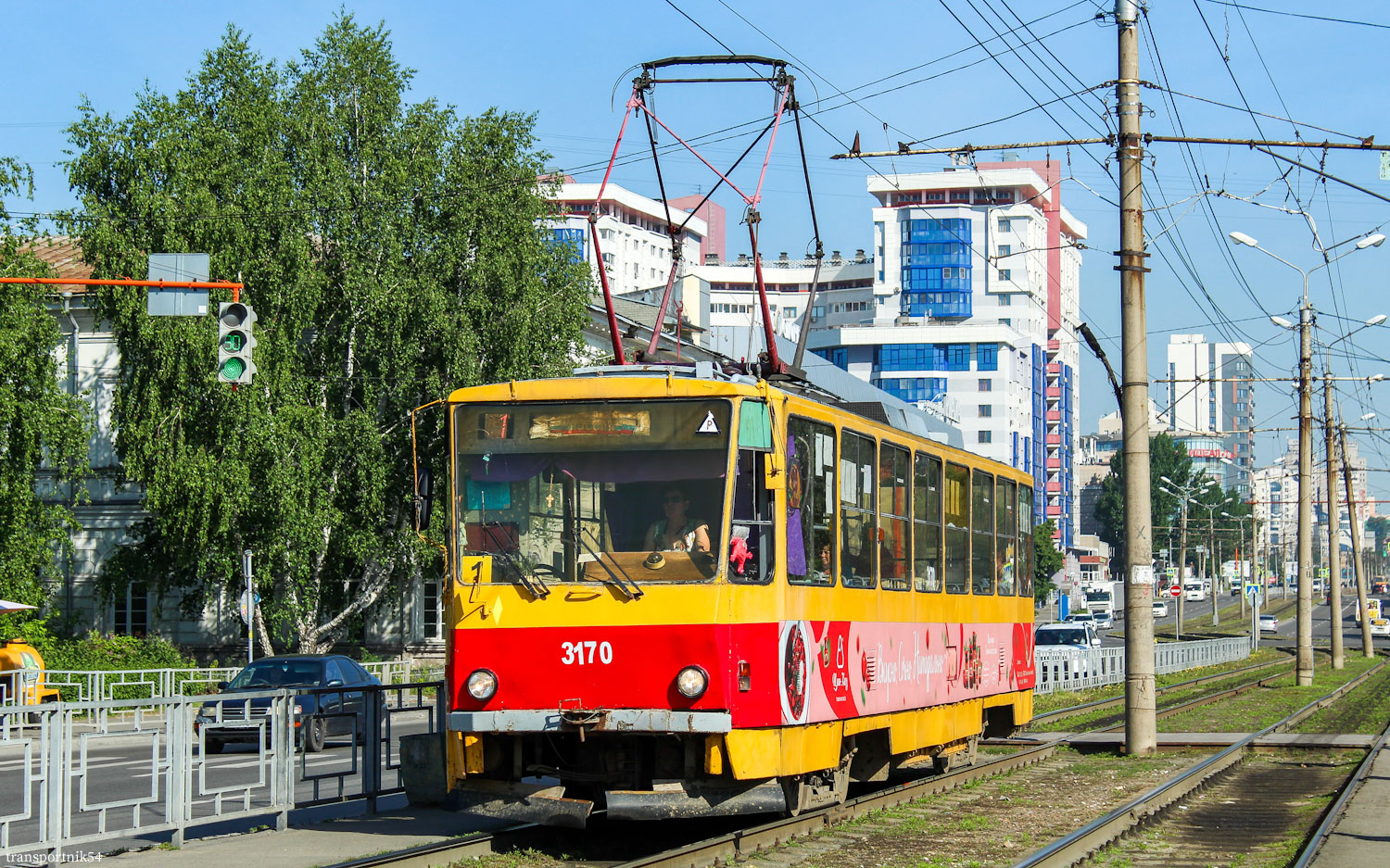 Барнаул, Tatra T6B5SU № 3170
