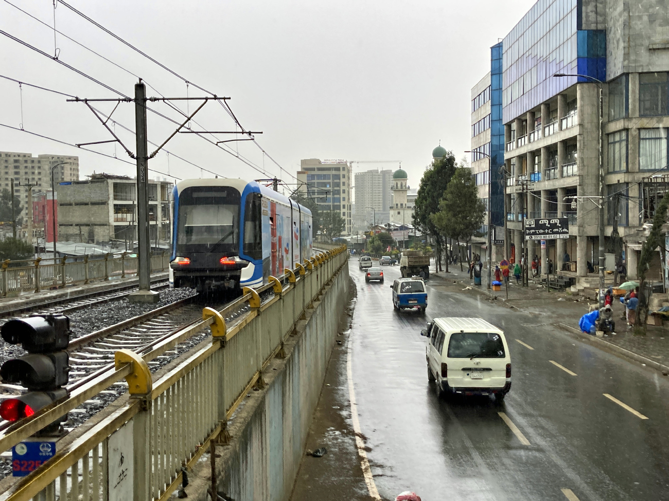 Аддис-Абеба, CNR Changchun № 218; Аддис-Абеба — Трамвайные линии и инфраструктура