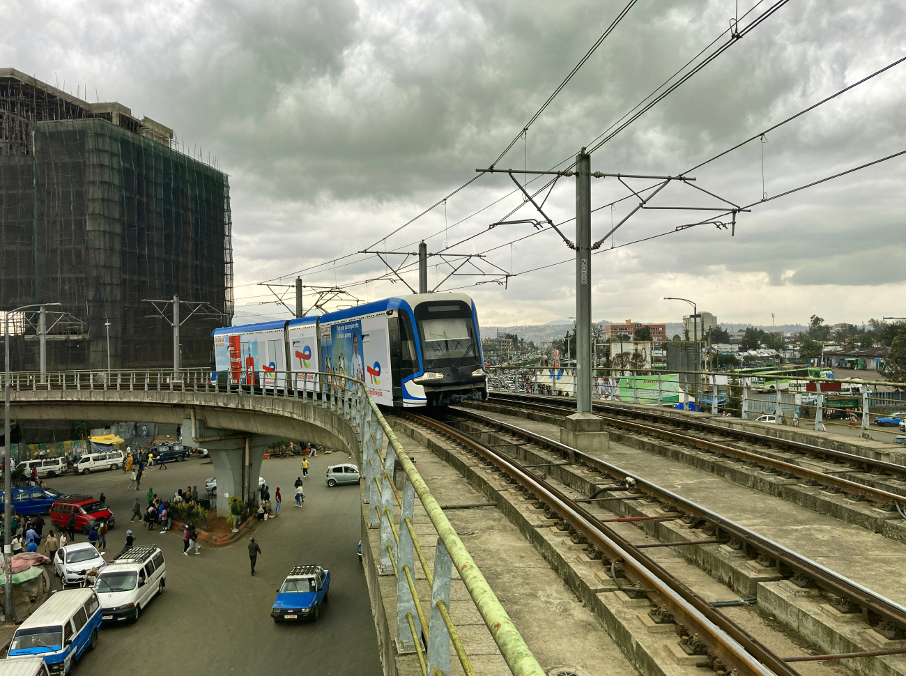 Аддис-Абеба, CNR Changchun № 218; Аддис-Абеба — Трамвайные линии и инфраструктура