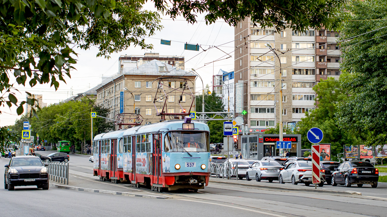 Екатеринбург, Tatra T3SU № 537