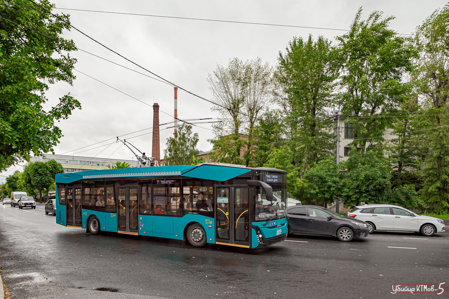 Казань, МАЗ-303Т22 № 1019