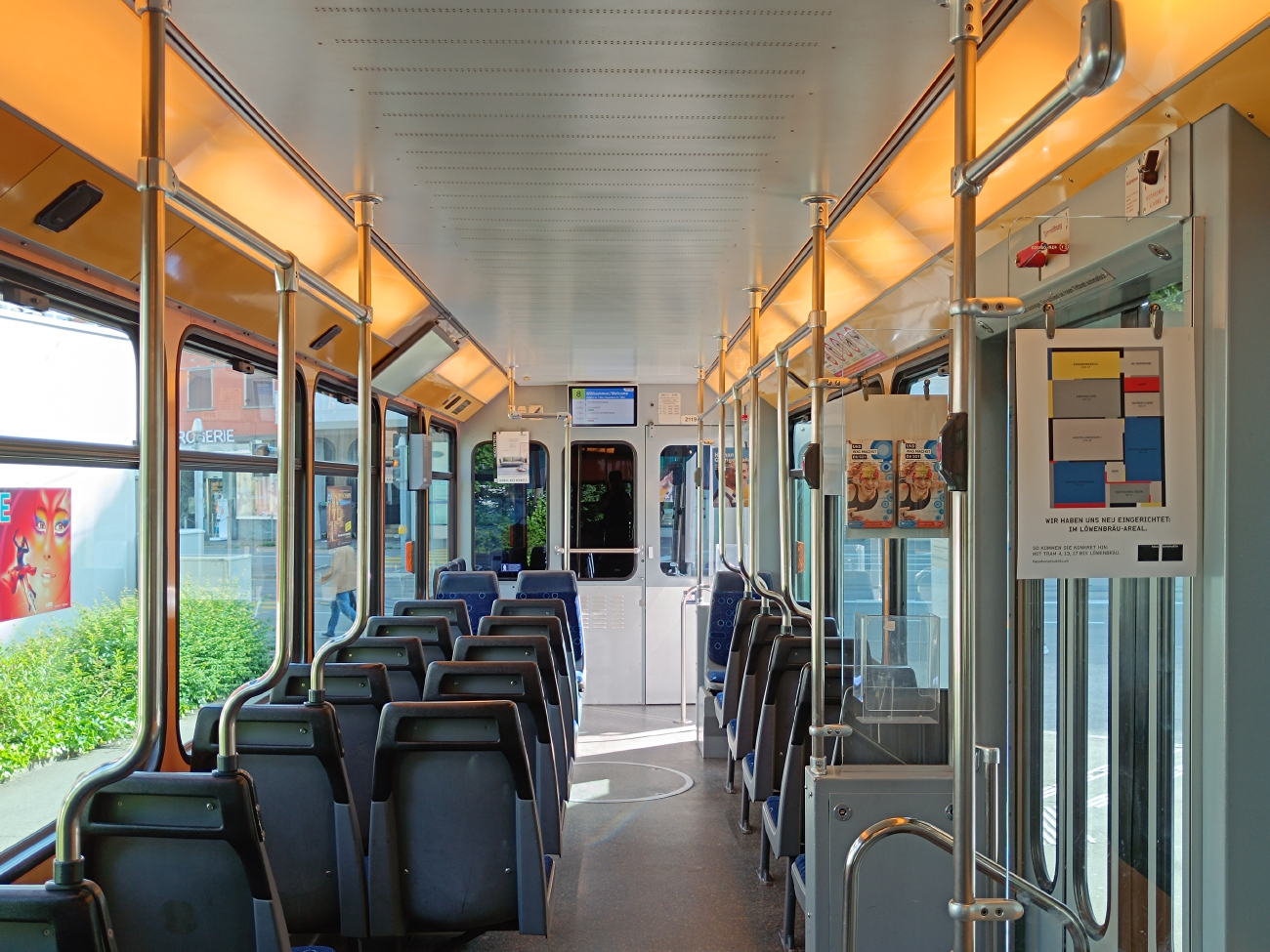 Zurich, SWP/SIG/ABB Be 4/8 "Tram 2000 Sänfte" Br. 2119