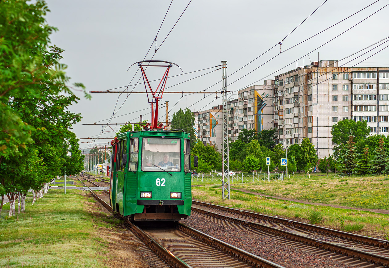 Старый Оскол, 71-605 (КТМ-5М3) № 62; Старый Оскол — Нестандартные схемы окраски Старый Оскол, 71-605 (КТМ-5М3) № 62; Старый Оскол — Нестандартные схемы окраски