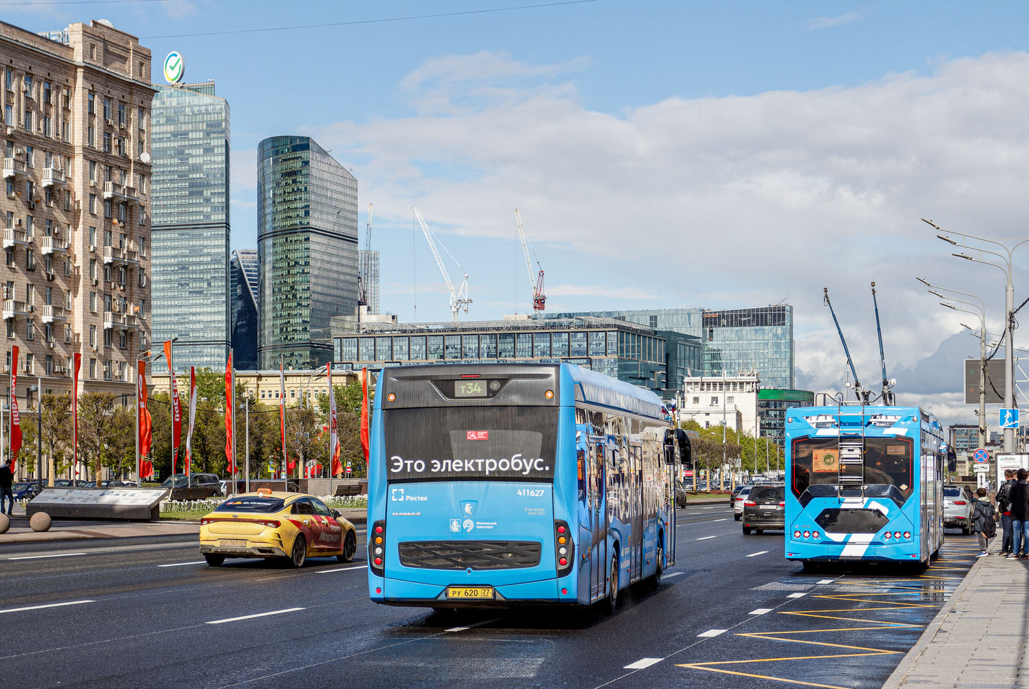 Москва, КАМАЗ-6282 № 411627; Москва — ЭлектроТранс – 2025