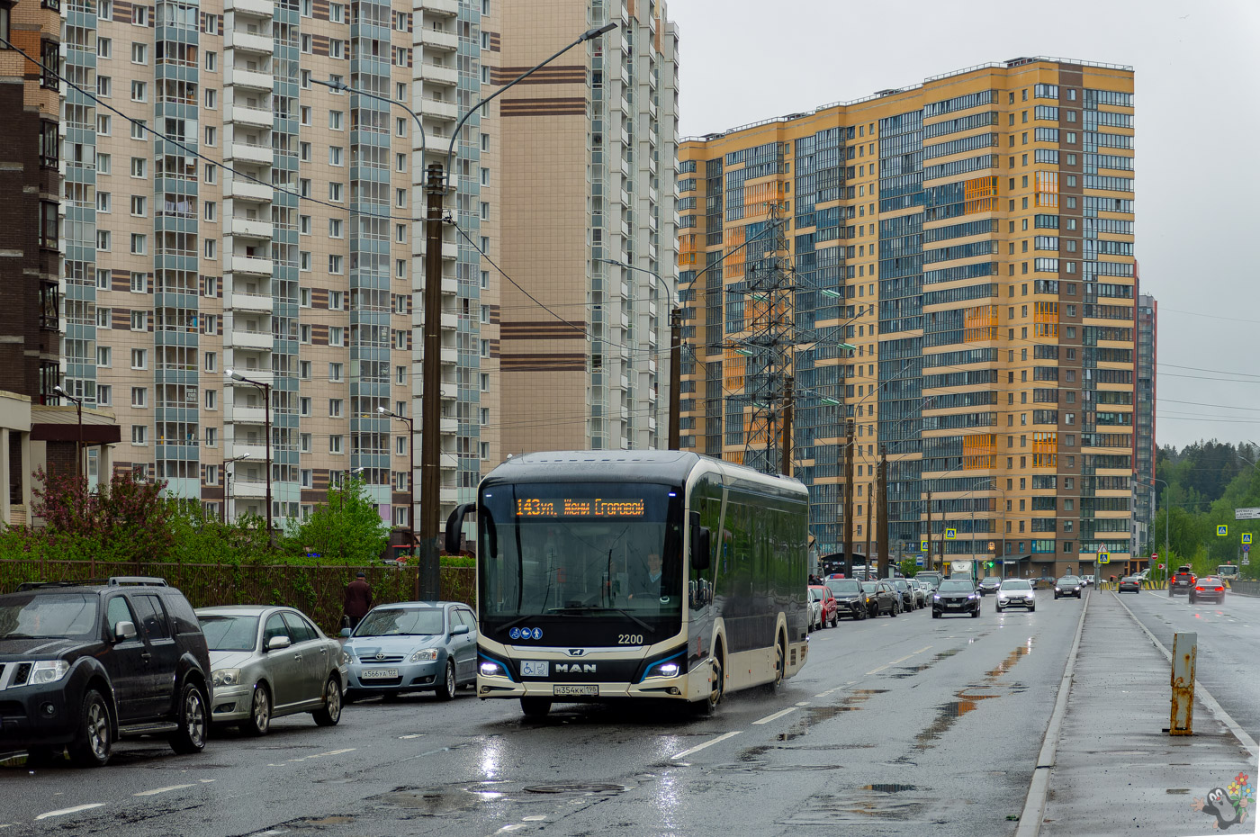 Санкт-Петербург, MAN 12C Lion's City 12 E NL367 № 2200