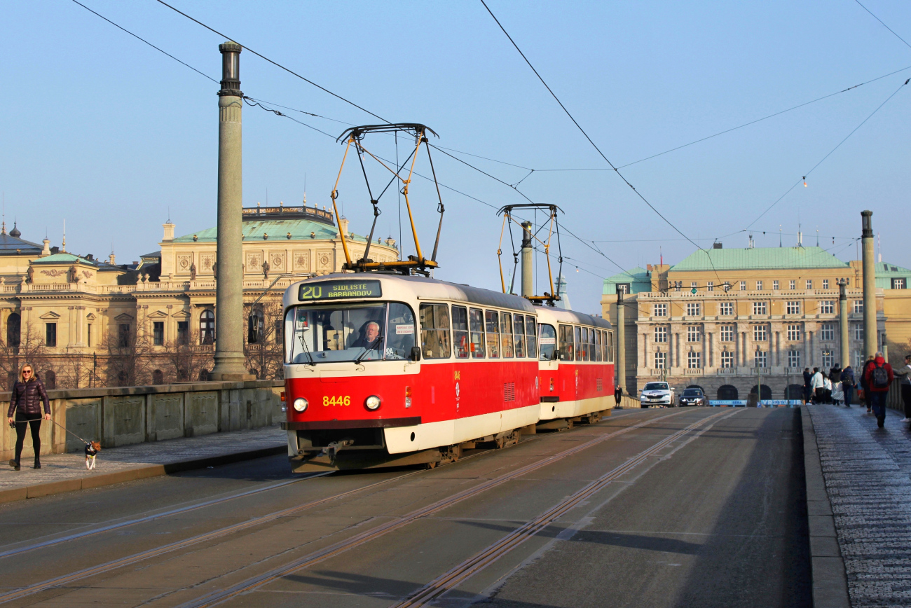 Прага, Tatra T3R.P № 8446