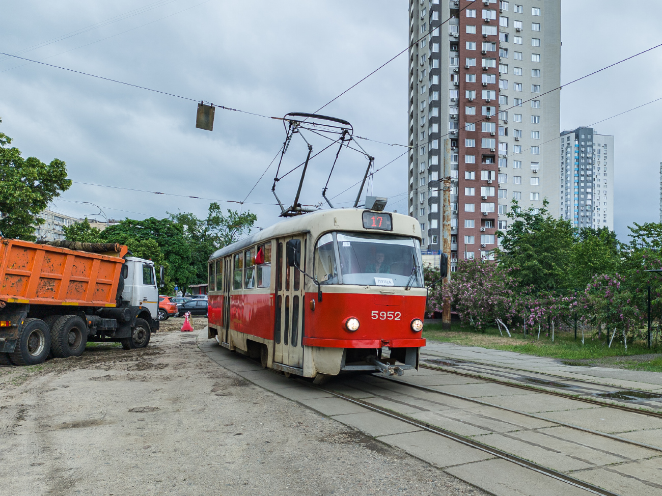 Киев, Tatra T3SU № 5952