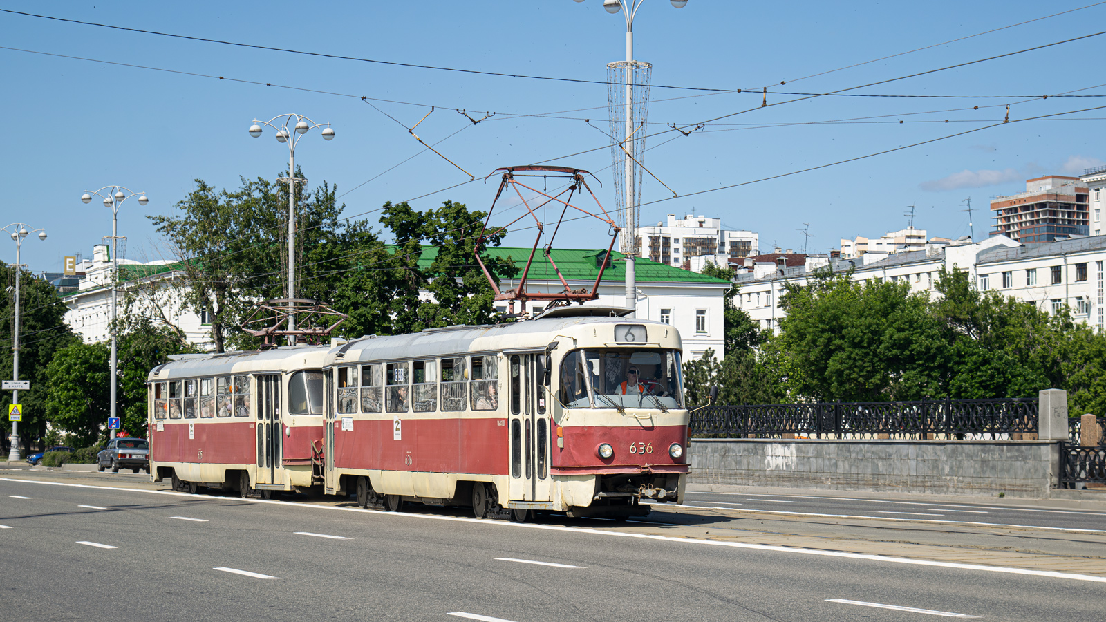 Екатеринбург, Tatra T3SU (двухдверная) № 636