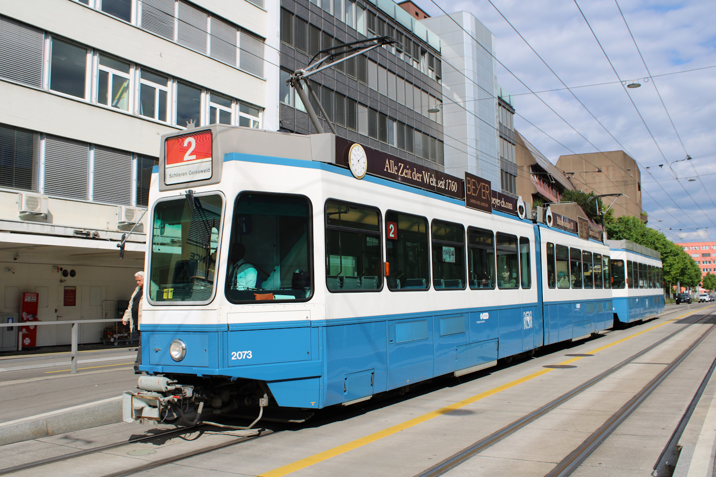 Цюрих, SWP/SIG/BBC Be 4/6 "Tram 2000" № 2073