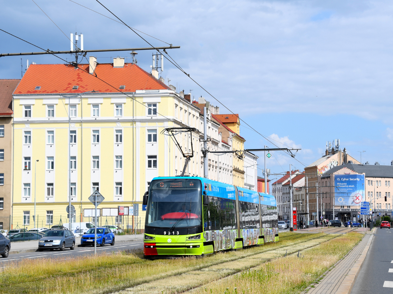 Прага, Škoda 15T3 ForCity Alfa Praha № 9313