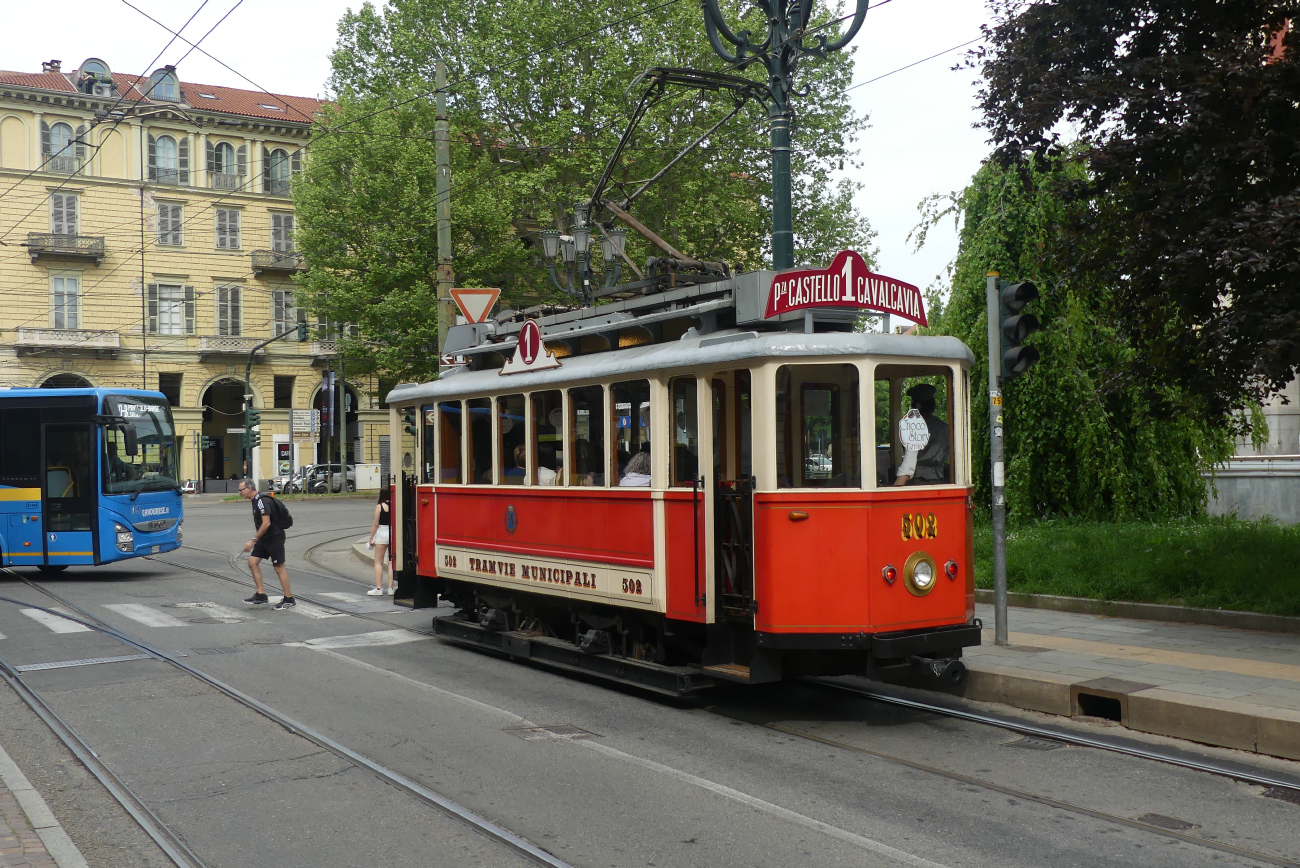 Турин, Двухосный моторный Ansaldo № 502