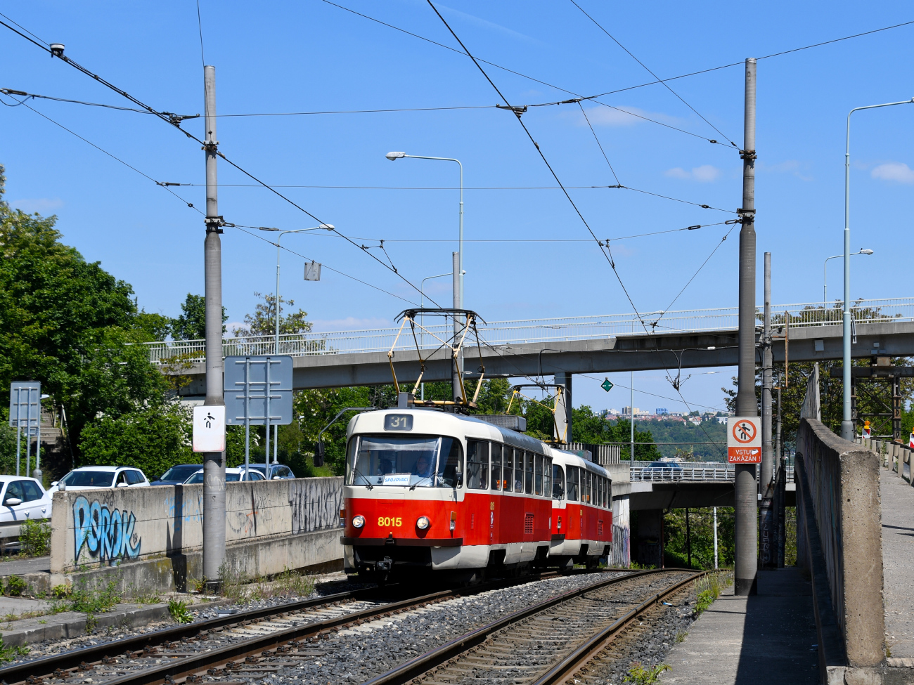 Прага, Tatra T3M2-DVC № 8015 Прага, Tatra T3M2-DVC № 8015