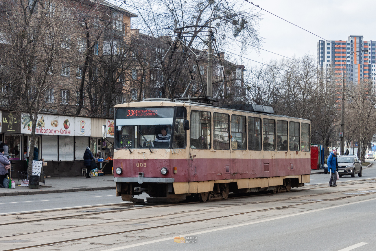 Киев, Tatra T6B5SU № 003
