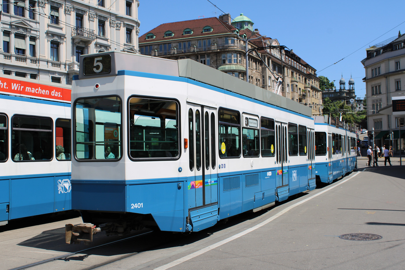 Цюрих, SWP/SIG/BBC Be 2/4 "Tram 2000 Pony" № 2401