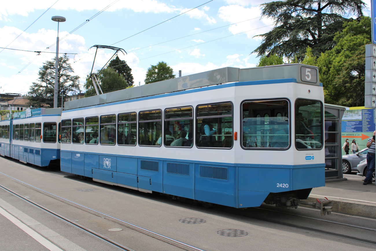 Цюрих, SWP/SIG/BBC Be 2/4 "Tram 2000 Pony" № 2420