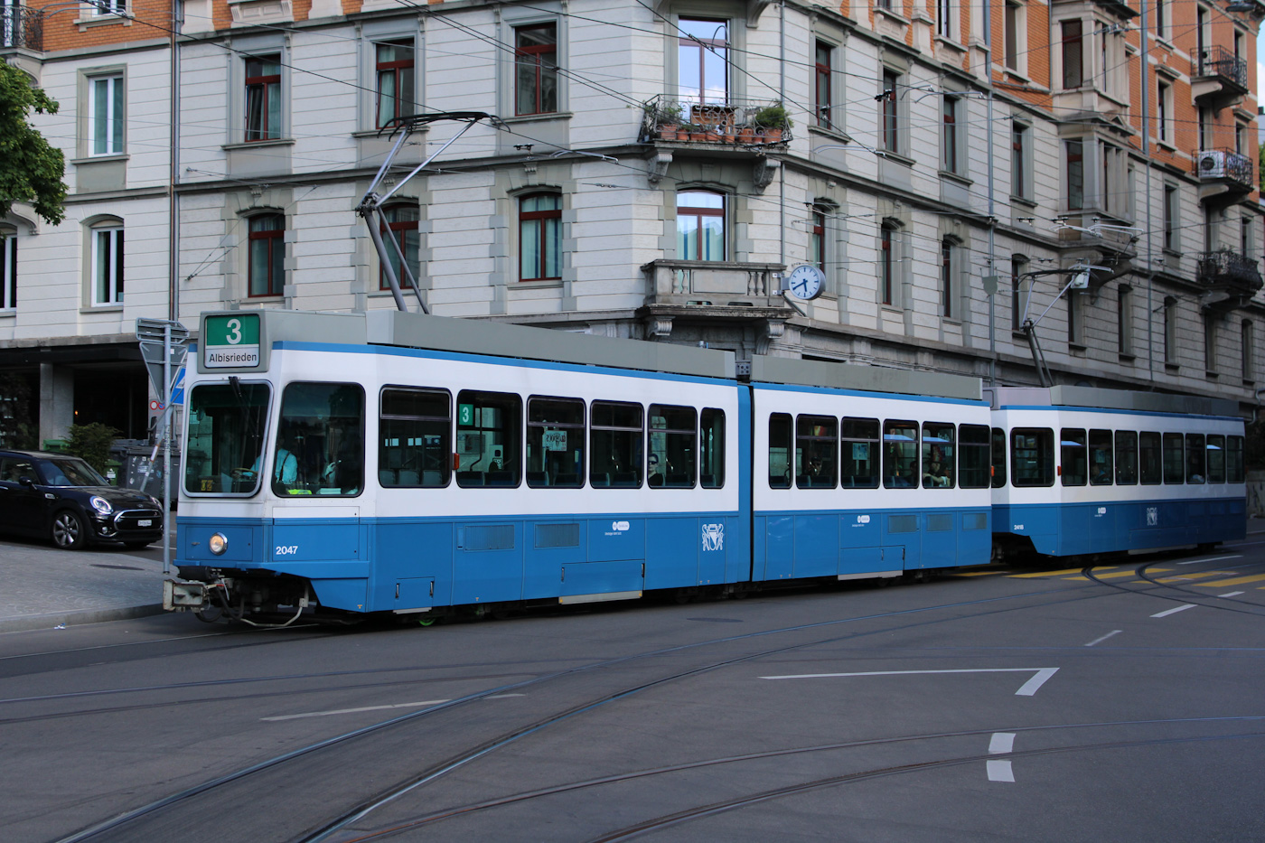 Цюрих, SWP/SIG/BBC Be 4/6 "Tram 2000" № 2047