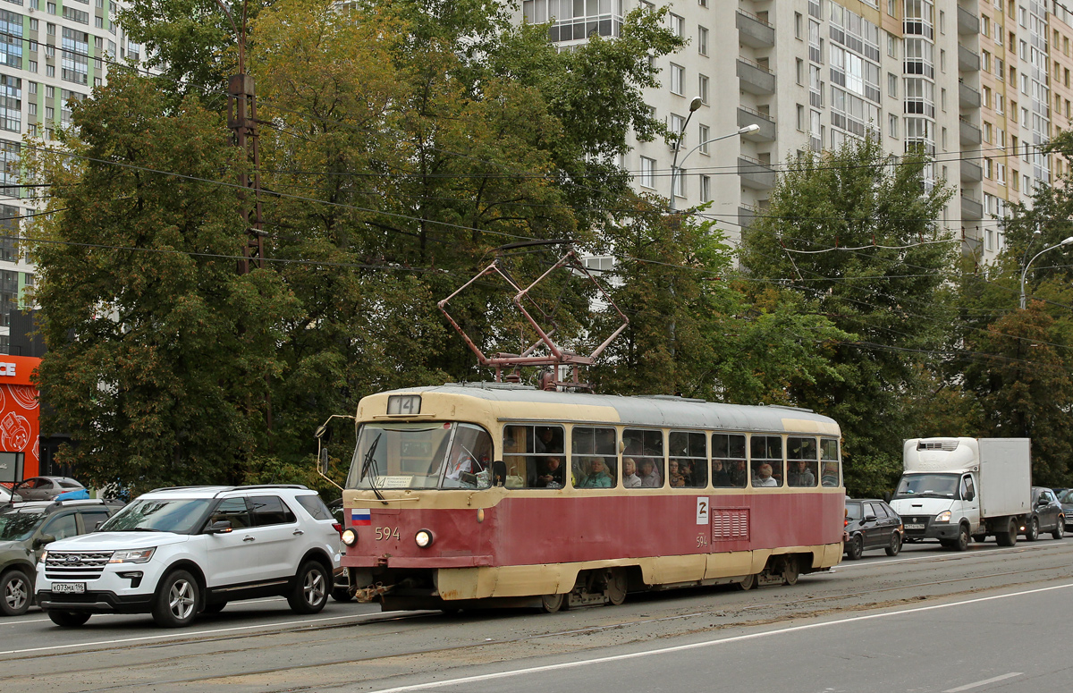 Екатеринбург, Tatra T3SU № 594