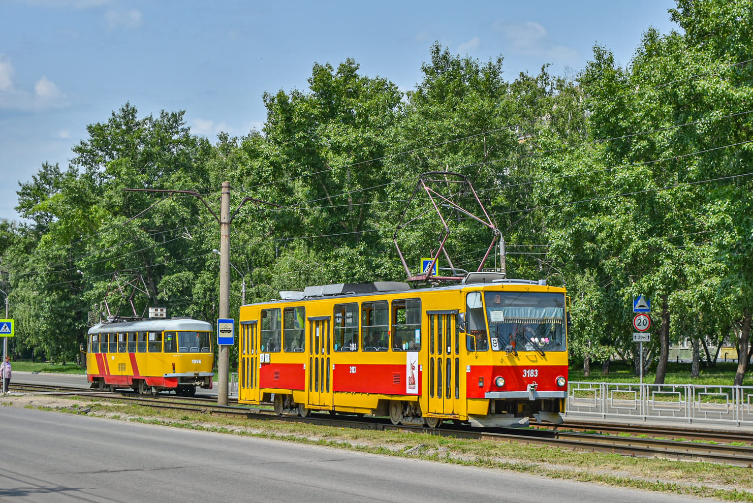Barnaula, Tatra T6B5SU № 3183
