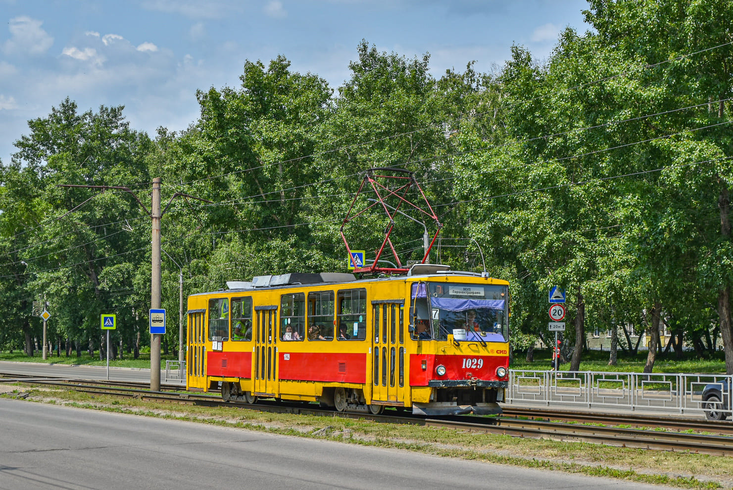 Барнаул, Tatra T6B5SU № 1029