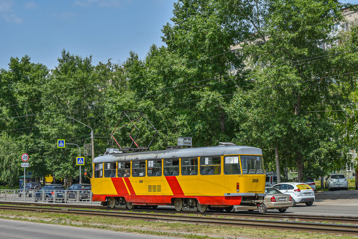 Барнаул, Tatra T3SU КВР Барнаул № 3068