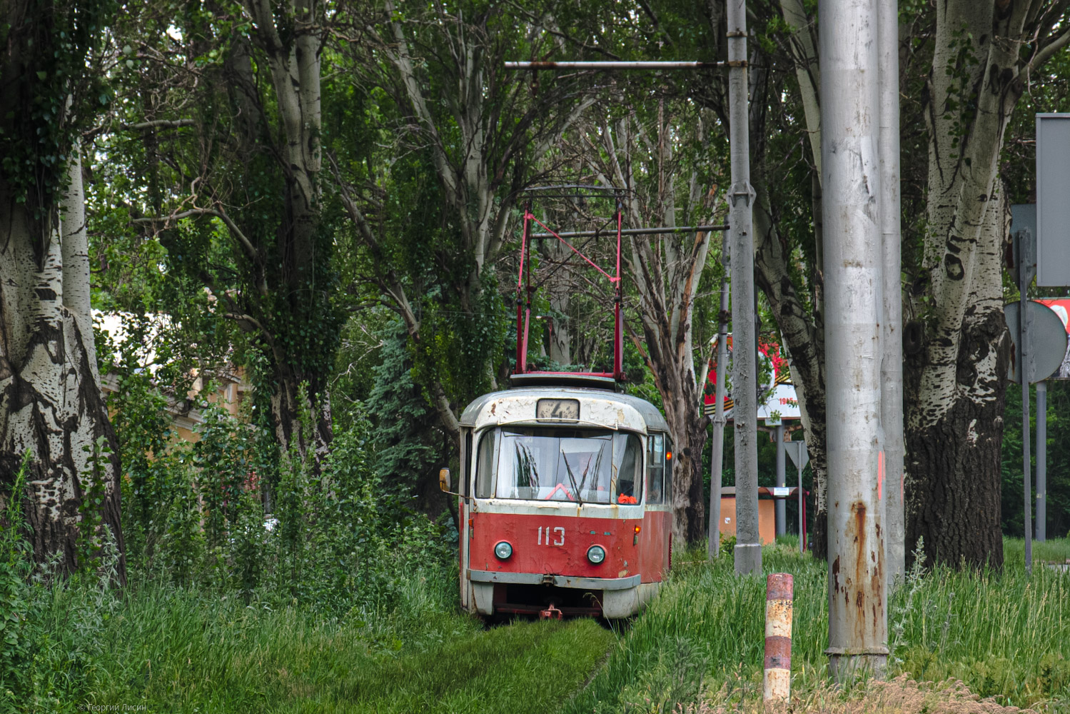 Донецк, Tatra T3SU № 113; Донецк — Трамвайные линии: сеть 4-го депо