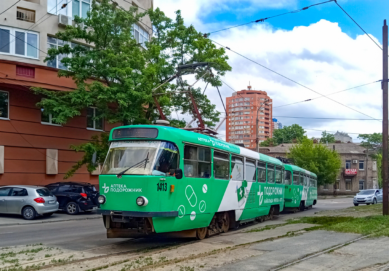 Днепр, Tatra T3DC1 № 1413
