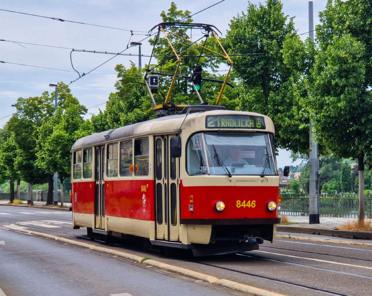 Прага, Tatra T3R.P № 8446