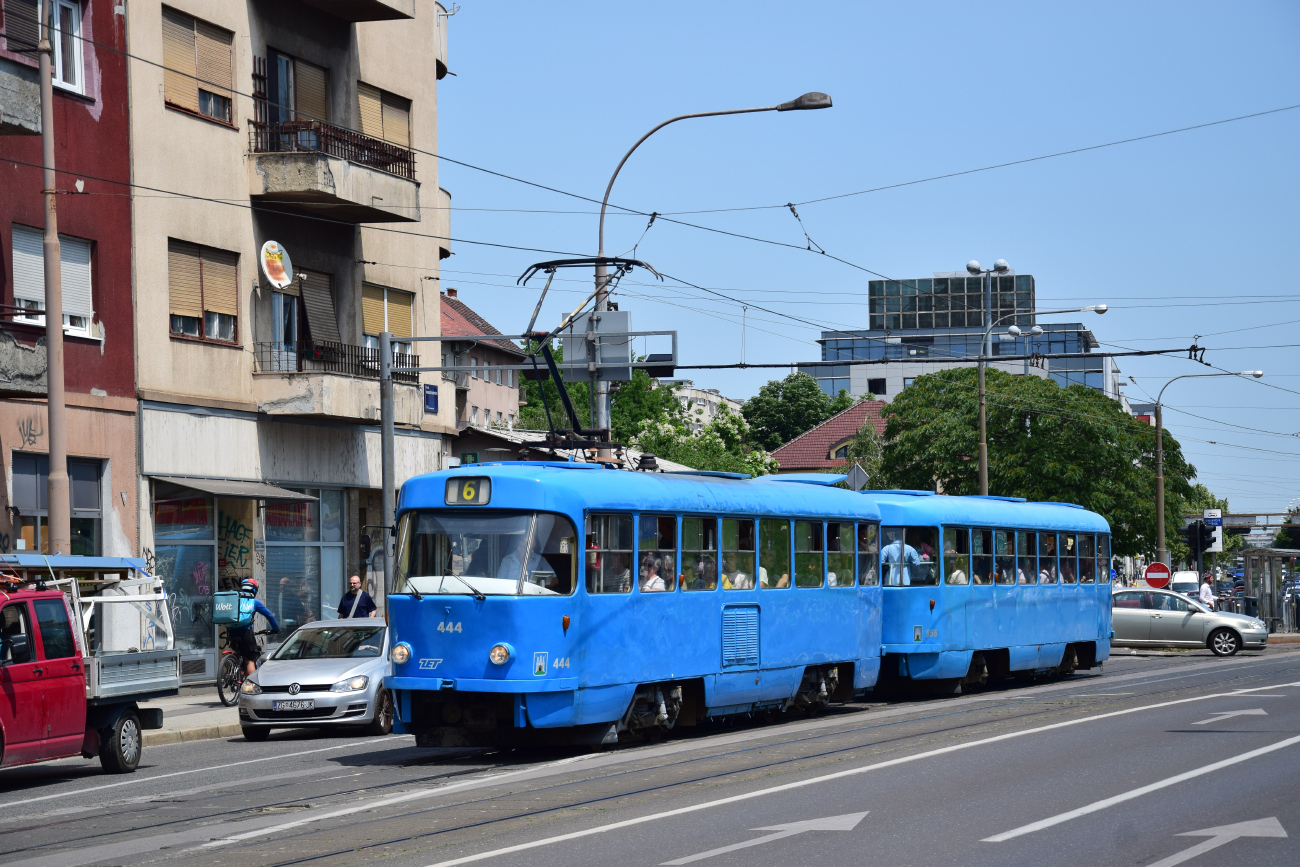 Загреб, Tatra T4YU № 444