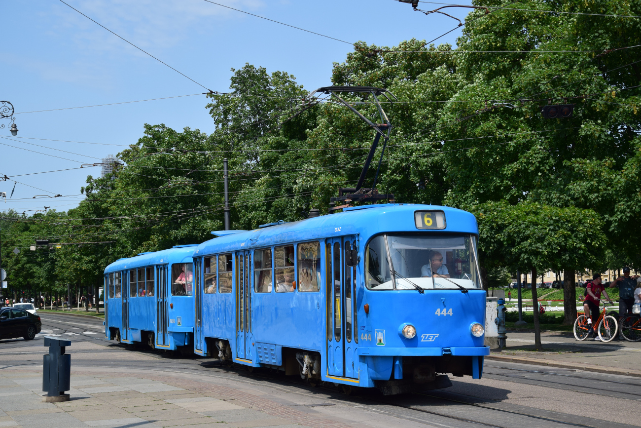 Загреб, Tatra T4YU № 444