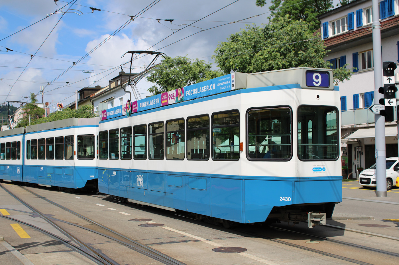 Цюрих, SWP/SIG/ABB Be 2/4 "Tram 2000 Pony" № 2430