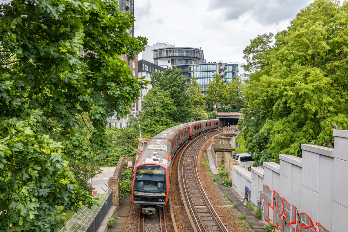 Гамбург, HHA DT5.1.6 № 401; Гамбург — U-Bahn — Линия U3