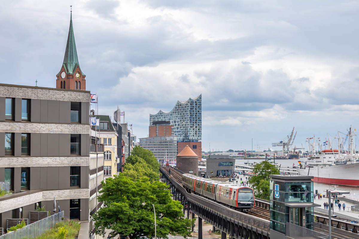 Гамбург, HHA DT5.2.8 № 448; Гамбург — U-Bahn — Линия U3